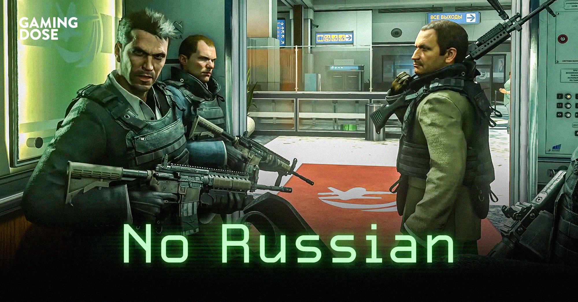 No Russian ภารกิจสังหารหมู่ลวงโลกชิงอำนาจ หนึ่งในฉากที่สำคัญที่สุดในโลกวิดีโอเกม